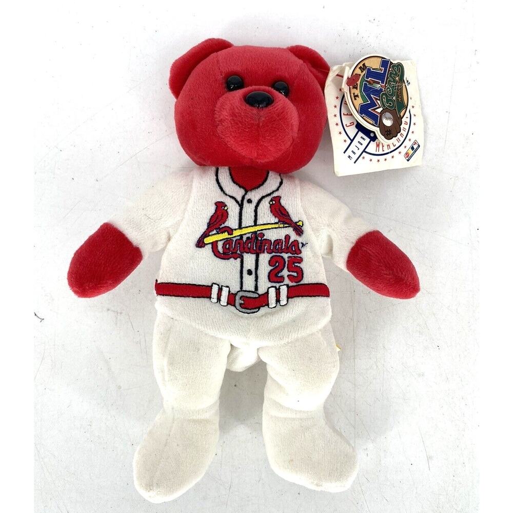 Team Beans Mark McGwire Bear St Louis Cardinals MLB Vintage Plush #25